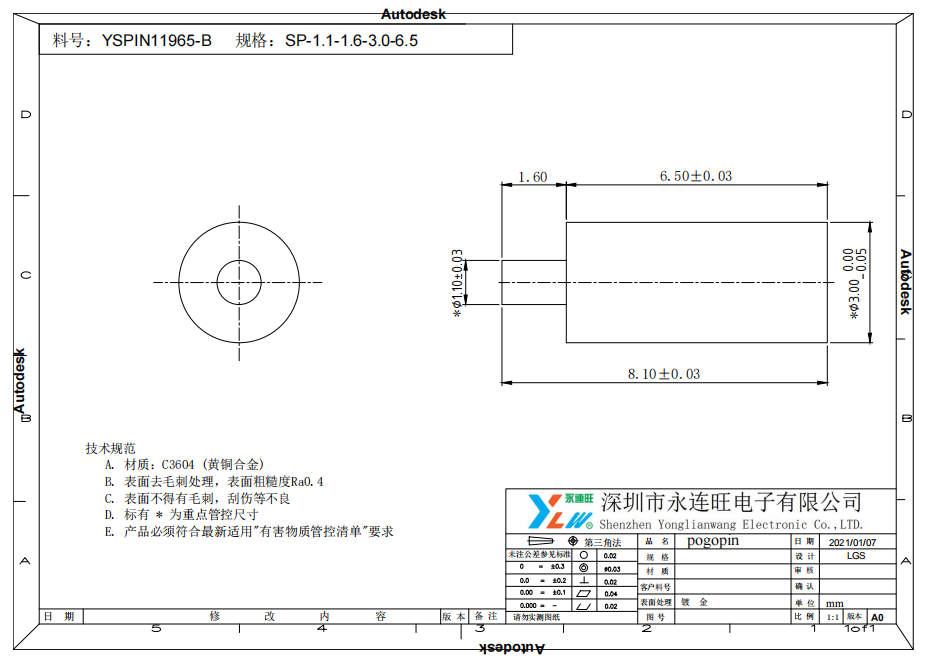 直徑3.0mm大電流銅柱車(chē)件插圖 直徑3.0mm大電流銅柱車(chē)件插圖